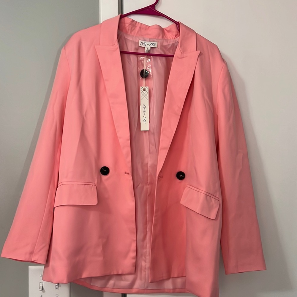 Pink blazer Lt. size small